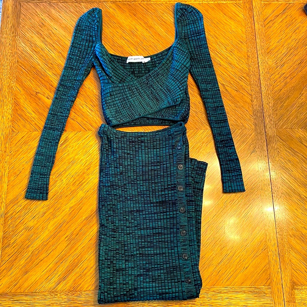 Self portrait two piece set
